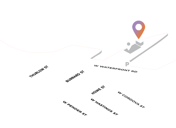 Map showing the location of Flyover in Vancouver.